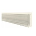 Ver imagem 1 de Moldura Roda Pé Rodapé Branco Pvc 7 Cm - Kit 10 Metros