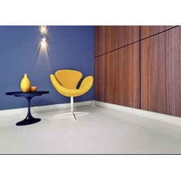 Moldura Roda Pé Rodapé Branco Pvc 7 Cm - Kit 10 Metros - 4