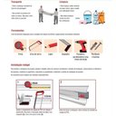 Ver imagem 2 de Moldura Roda Pé Rodapé Branco Pvc 7 Cm - Kit 10 Metros