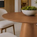 Ver imagem 4 de Mesa de Jantar Muniz 8 Lugares Redonda Madeira Maciça 80cm