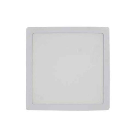 Painel Led Quadrado Sobrepor 24w 3000k Bivolt Automático Branco Foxlux