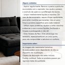 Ver imagem 5 de Sofá Retrátil e Reclinável 4 Lugares Veludo Classic Sala de Estar Vancouver 290cm Preto