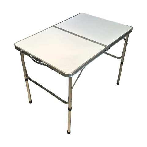 Mesa Dobrável Maleta Alumínio Alça Portátil 90x60 Camping Pesca Jardim Externa Salão Festas Gourmet