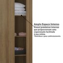 Ver imagem 5 de Guarda Roupa de Canto Diagonal Modulado 1 Porta 70cm Veneza Luciane Móveis