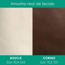 Ver imagem 4 de Cabeceira Casal 140 cm Lumina LED com Frame Boucle Tca 310 Corino Tcs 721 Peer