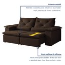Ver imagem 6 de Sofá Retrátil e Reclinável 3 Lugares 230cm Londres