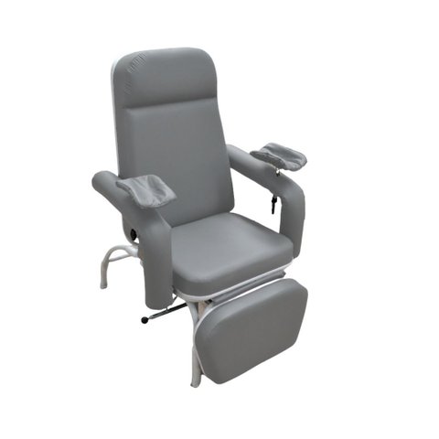 Poltrona Reclinável para Coleta e Hemodiálise Comfort Cinza