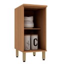 Ver imagem 3 de Balcão para Cozinha 100% MDF 40 cm 1 Porta Dulce Freijó/Branco
