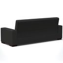 Ver mais imagens de Sofá Cama Decorativo 210cm Beesley Pu Preto Fosco - Gran Belo