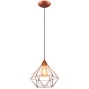 Ver imagem 3 de Cupula de Aramado Diamante Cobre para Pendente e Abajur G