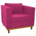Ver imagem 1 de Poltrona Decorativa Europa Suede Pink Doce Sonho Móveis