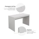 Ver mais imagens de Escrivaninha Mesa Escritório Office 120cm Cali Branco