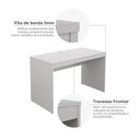 Ver imagem 7 de Escrivaninha Mesa Escritório Office 120cm Cali Branco
