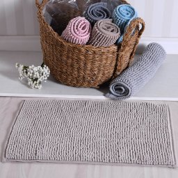 Passadeira Popcorn para banheiro 0,45x1,00m Rosa - 3