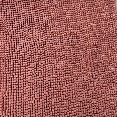 Passadeira Popcorn para banheiro 0,45x1,00m Rosa