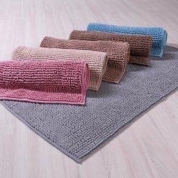 Passadeira Popcorn para banheiro 0,45x1,00m Rosa - 4