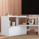 Ver imagem 3 de Rack Extensível Canto Para TV Até 65 Pol. Inovatta Branco Velluto - Móveis Leão