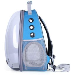 Bolsa Mochila Transporte Pet Astronauta Cachorro Gato Tep tep Azul - 3