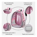 Ver imagem 6 de Bolsa Mochila Transporte Pet Astronauta Cachorro Gato Tep tep Azul