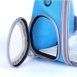 Bolsa Mochila Transporte Pet Astronauta Cachorro Gato Tep tep Azul - 5