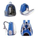 Ver imagem 2 de Bolsa Mochila Transporte Pet Astronauta Cachorro Gato Tep tep Azul