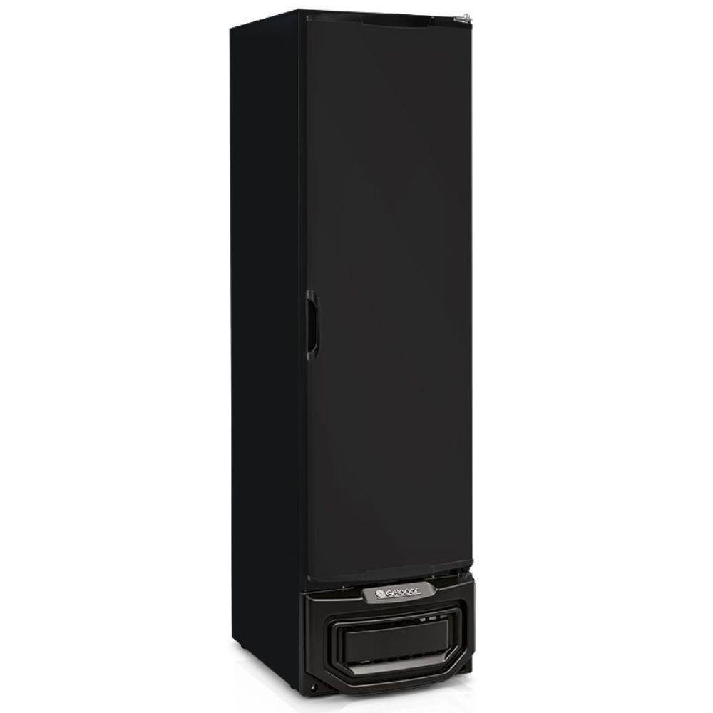 Freezer Vertical com Porta Cega Tripla Ação Gpc31 Gelopar Conservador 315 Litros Preto 220v - 1