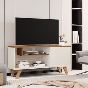 Rack Multiuso Moderno para Tv até 42 Pol. com Prateleiras:ype/off
