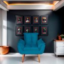 Ver imagem 2 de Poltrona para Sala e Quarto Decorativa Opala Suede