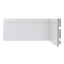 Ver imagem 1 de Kit Rodapé de Poliestireno 5 Barras Frisadas de 12cm x 2,40m Rende 12 Metros Casa Grassi