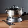 PANELA PARA FONDUE CUISINART EM AÇO ESCOVADO C/ TAMPA 127V CFO-50CBBR 4081270099 - 5