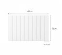 Ver imagem 4 de Cabeceira Cama Casal Lambri Painel MDF Dupla Face 145x60cm:Branco