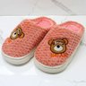 Pantufas Infantil Sapatos Chinelos de Inverno Urso Ursinho - 1
