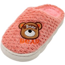 Pantufas Infantil Sapatos Chinelos de Inverno Urso Ursinho - 3