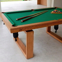 Ver imagem 2 de Mesa de Sinuca e Jantar New 2 em 1 com Pedra Ardósia e Tampo Removível