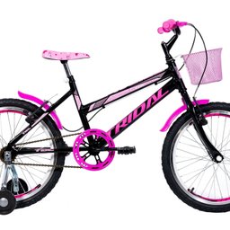Bicicleta Aro 20 Feminina Infantil Roda Lateral Quadro Mtb - 1