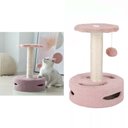 Ver imagem 4 de Arranhador para Gatos Bola Brincadeira Arranhar Brincar Pet Shop Sisal Interativo Aconchegante Desca