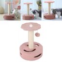 Ver imagem 3 de Arranhador para Gatos Bola Brincadeira Arranhar Brincar Pet Shop Sisal Interativo Aconchegante Desca
