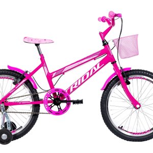 Bicicleta Aro 20 Feminina Infantil Roda Lateral