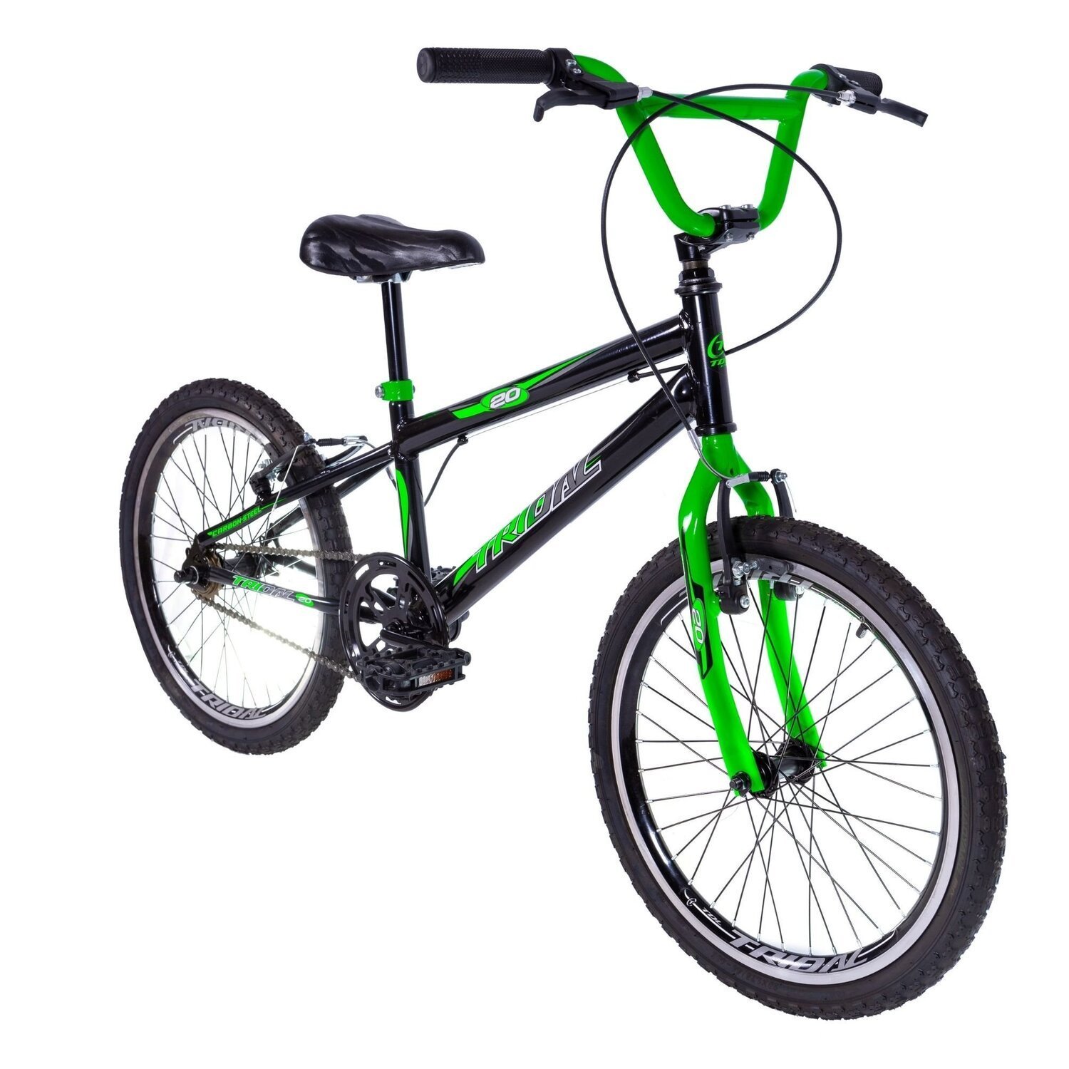 Bicicleta Infantil Aro 20 Bmx Carbon Steel Quadro Mtb - 2