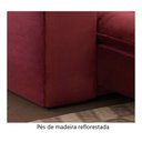 Ver imagem 3 de Sofá Retrátil E Reclinável Orion 2,90m 05 Lugares Txr Bordô