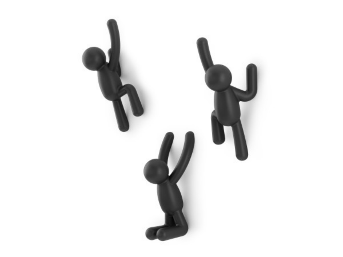 Ver imagem 1 de Cabideiro de Parede Buddy:preto