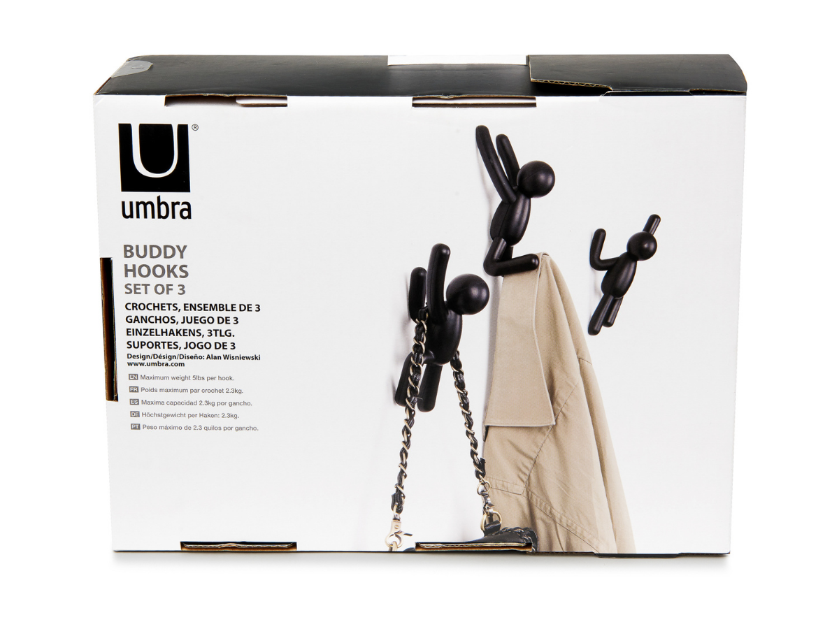 Cabideiro de Parede Buddy:preto - 9