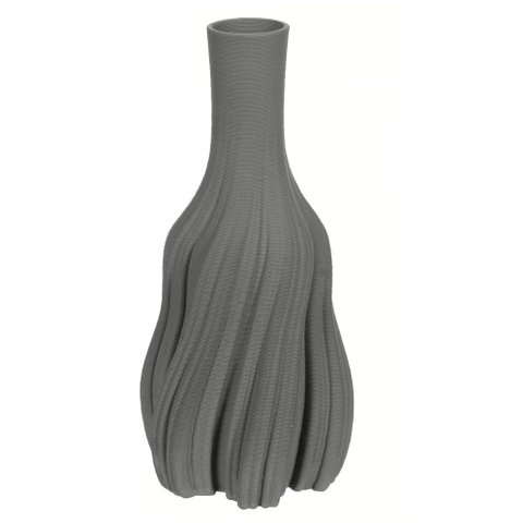 Vaso Decorativo Ceramica 3d (chumbo) 34,5cm