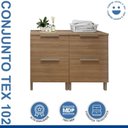 Ver imagem 2 de Lavanderia Modulada 2 Balcões Tex 102  