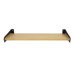 Prateleira Loop Nicho Decorativo 50x20cm Cozinha Sala Quarto Madeira - 3