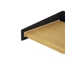 Ver imagem 2 de Prateleira Loop Nicho Decorativo 50x20cm Cozinha Sala Quarto Madeira