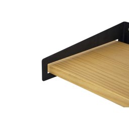 Prateleira Loop Nicho Decorativo 50x20cm Cozinha Sala Quarto Madeira - 2