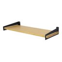 Ver imagem 1 de Prateleira Loop Nicho Decorativo 50x20cm Cozinha Sala Quarto Madeira