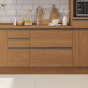 Ver imagem 4 de Balcao com Tampo 1p 4g 120 Cm Maxxi G746 Canela Kappesberg