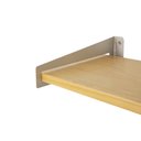 Ver imagem 2 de Prateleira Loop Nicho Decorativo 50x20cm Cozinha Sala Quarto Madeira